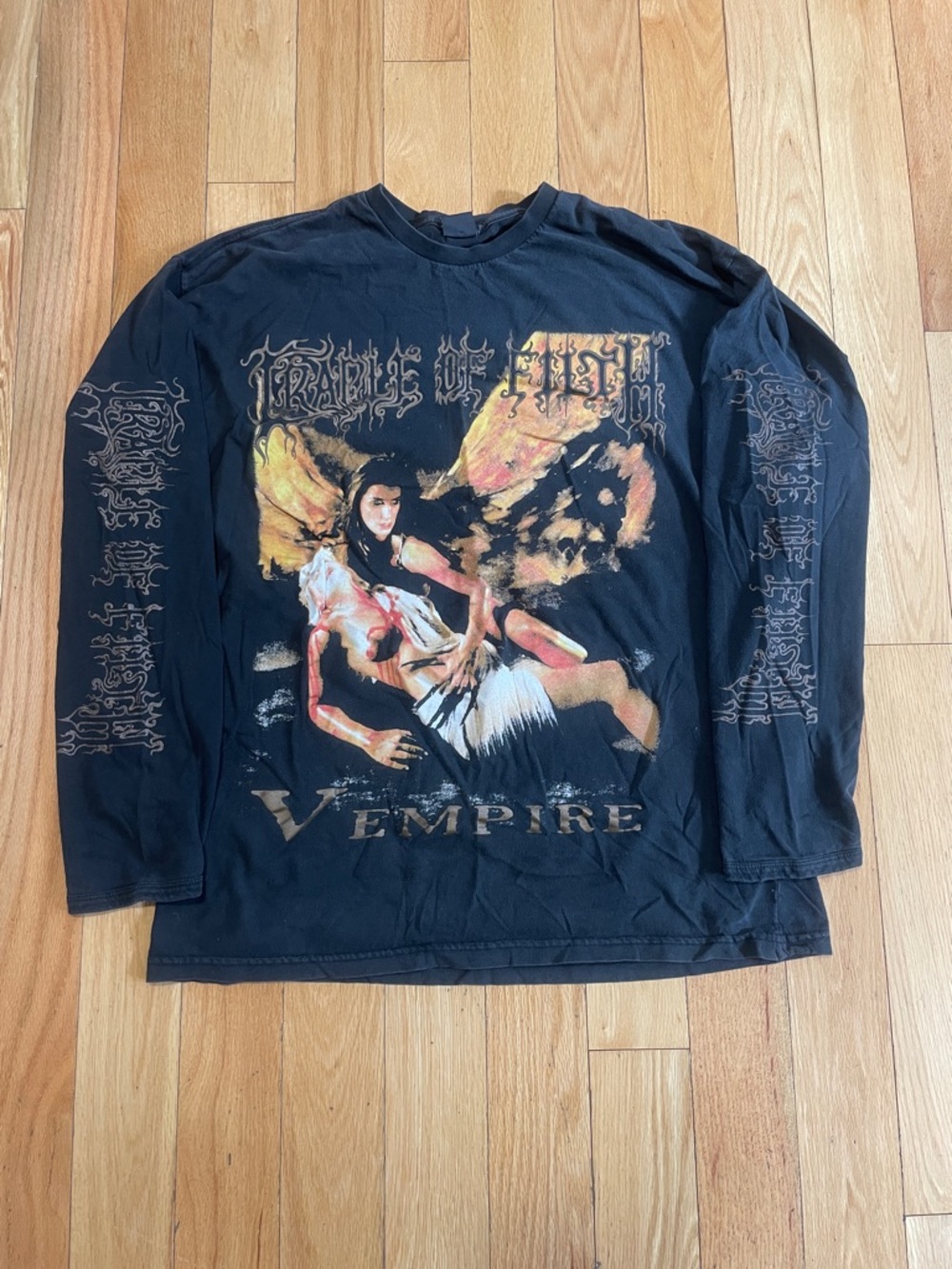 1996 cradle of filth V empire long sleeve t shirt